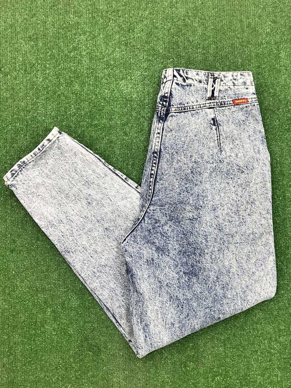 Jordache × Made In Usa × Vintage 90s Acid Wash Je… - image 1