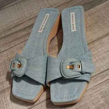 New! Veronica Beard..Davina Denim Clog/Slides.. - image 1