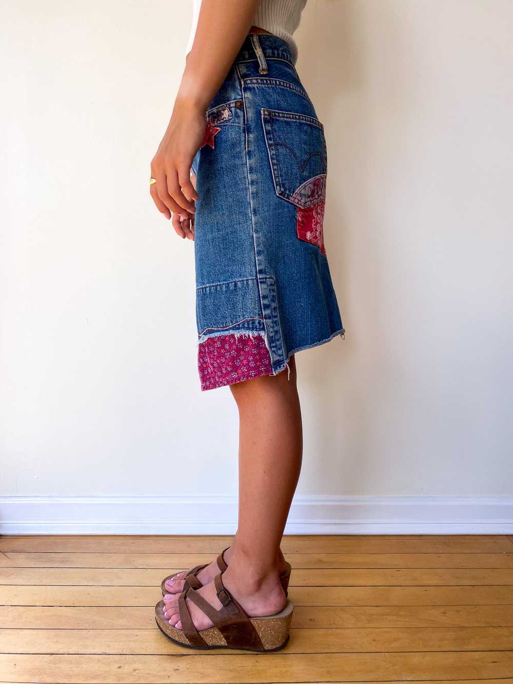 Hysteric Glamour Patchwork Denim Skirt—[30] - image 10