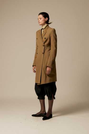 Rick Owens Olive Canvas Coat