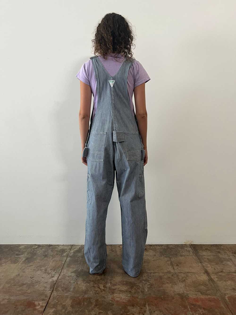 60s Hickory Stripe Overalls w/Nail Pouch - image 4
