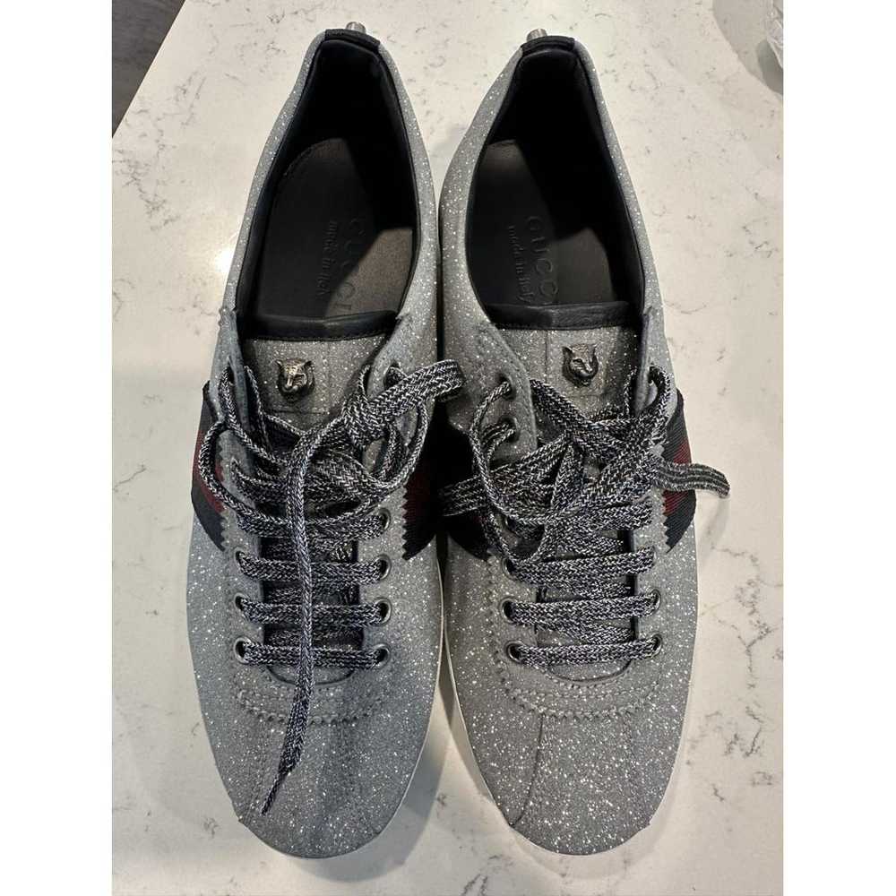 Gucci Glitter low trainers - image 3