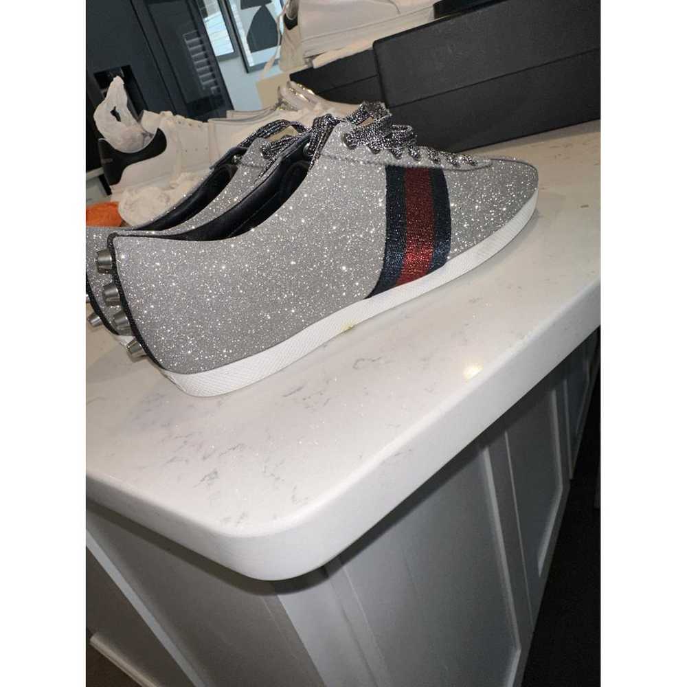 Gucci Glitter low trainers - image 5