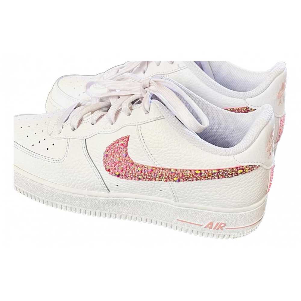 Nike Air Force 1 leather trainers - image 2
