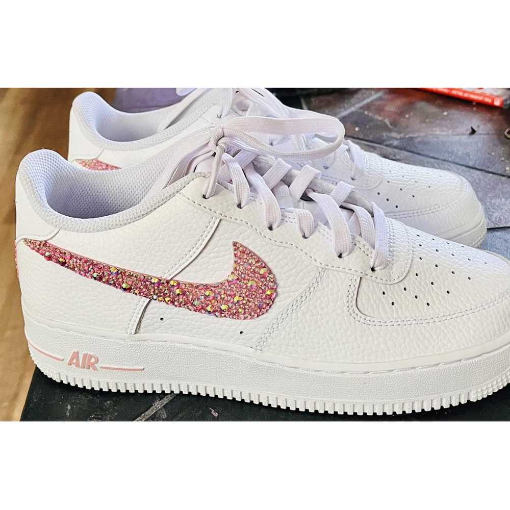 Nike Air Force 1 leather trainers - image 3