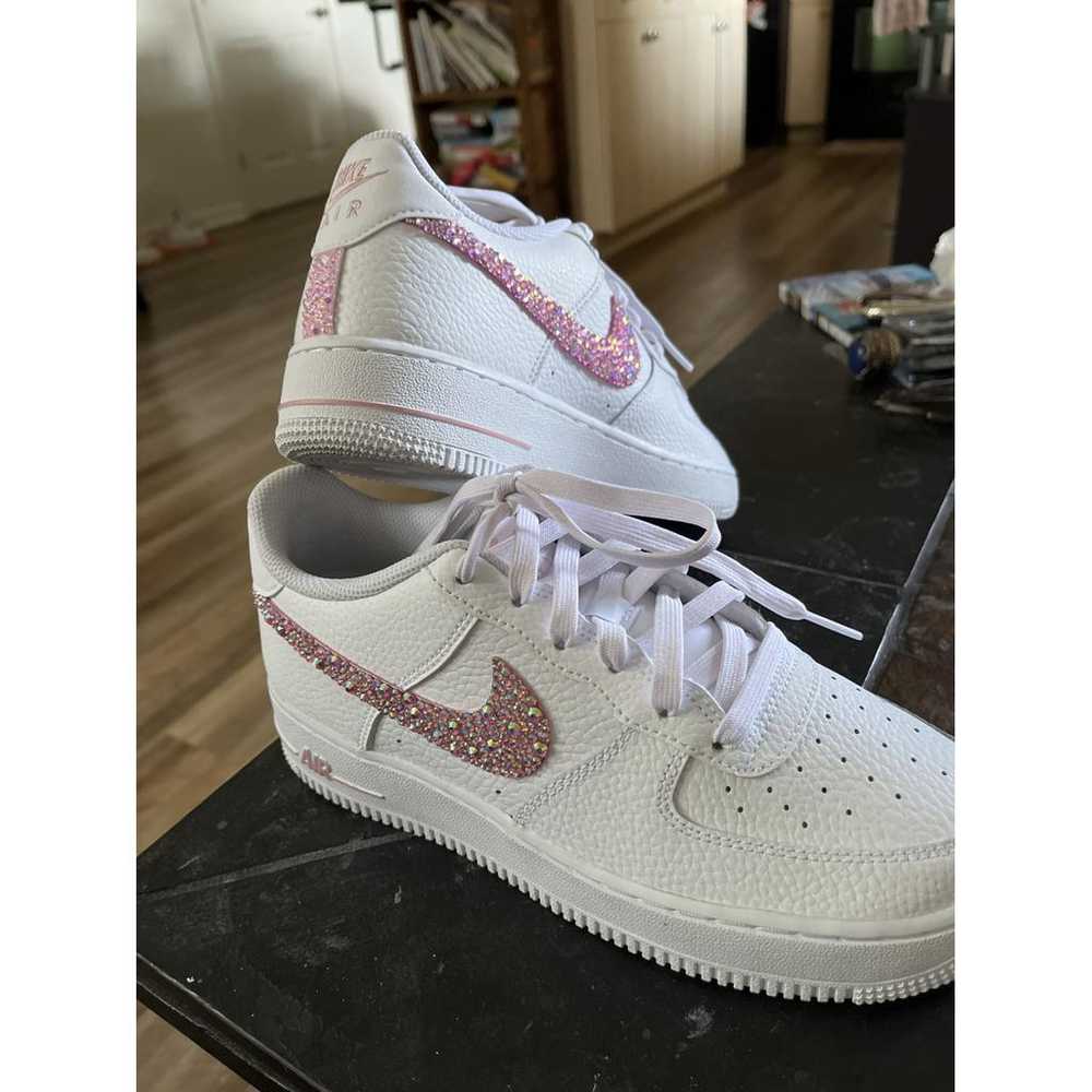 Nike Air Force 1 leather trainers - image 5