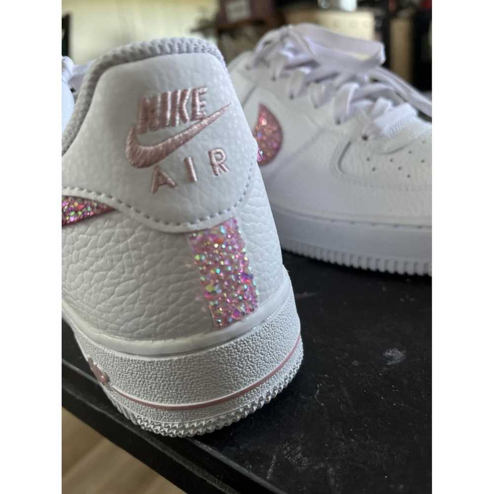 Nike Air Force 1 leather trainers - image 6