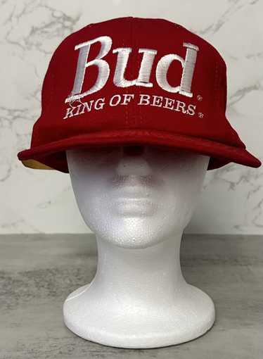 Vintage Mint Budweiser Bud King Of Beers Strapback