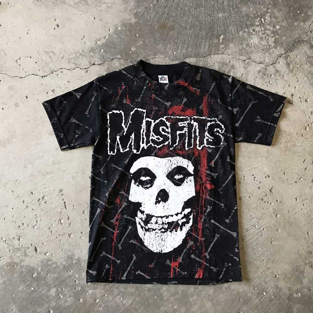 Misfits skull camo t - Gem