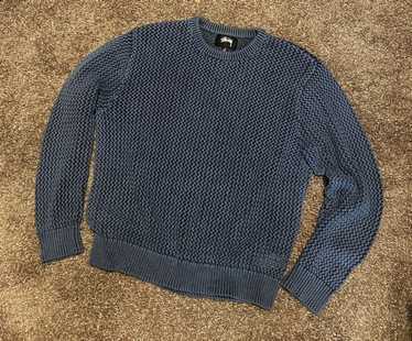 Stussy Stussy Loose Gauge Overdyed Knit Sweater - image 1