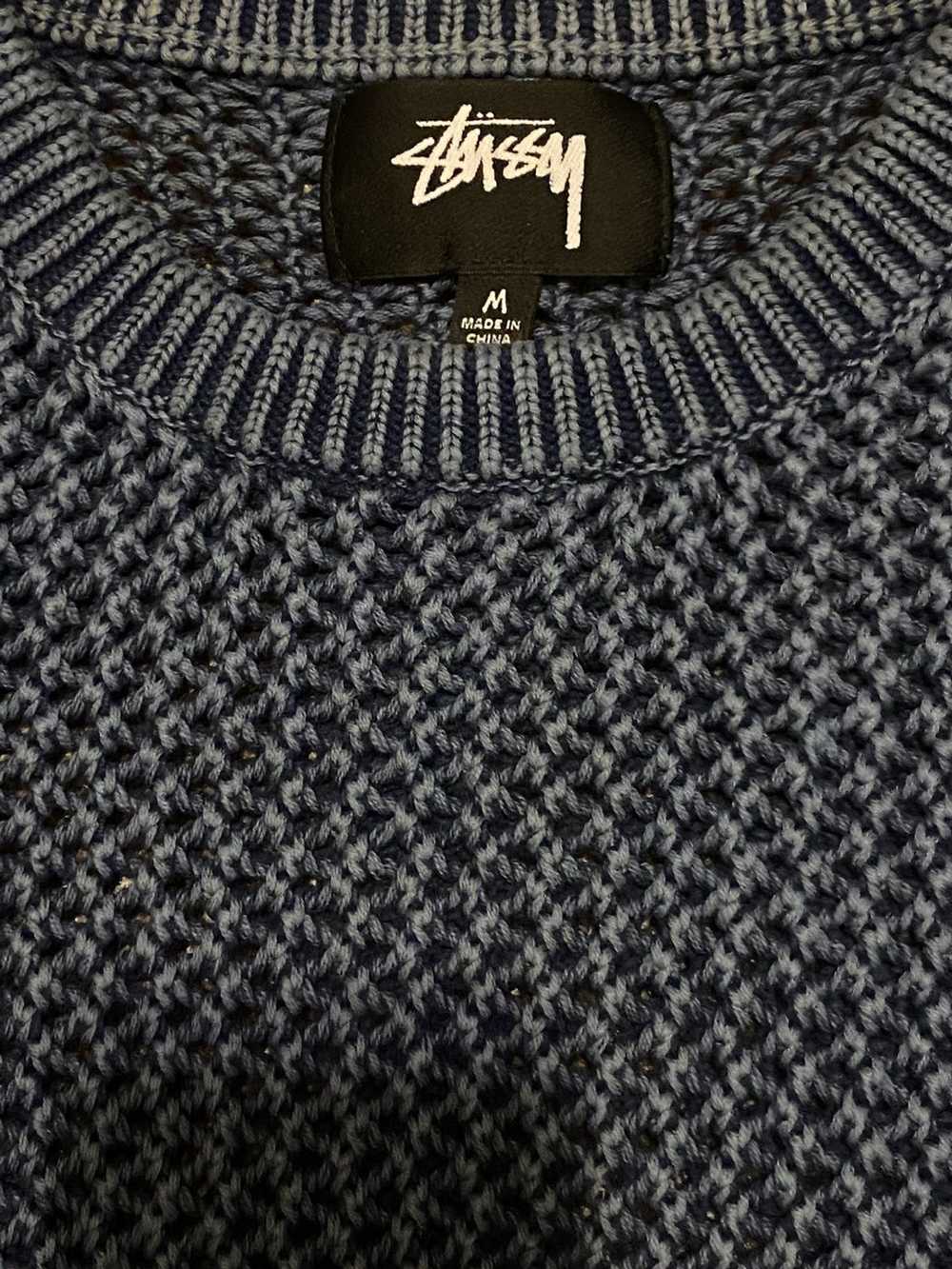 Stussy Stussy Loose Gauge Overdyed Knit Sweater - image 3