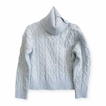 Nili Lotan Nili Lotan Cowl Neck Sweater, Cable Kn… - image 1