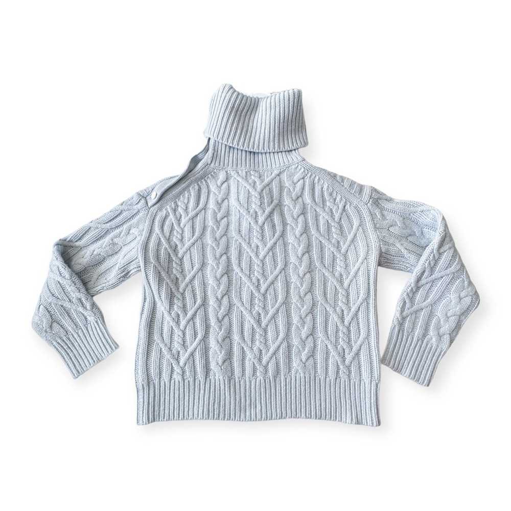 Nili Lotan Nili Lotan Cowl Neck Sweater, Cable Kn… - image 5