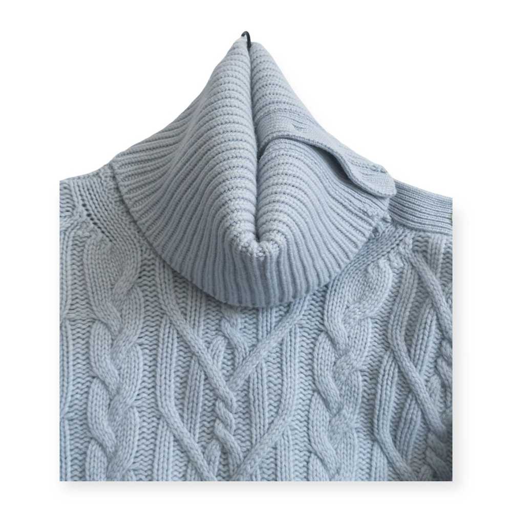 Nili Lotan Nili Lotan Cowl Neck Sweater, Cable Kn… - image 6