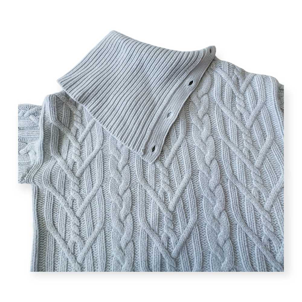 Nili Lotan Nili Lotan Cowl Neck Sweater, Cable Kn… - image 7
