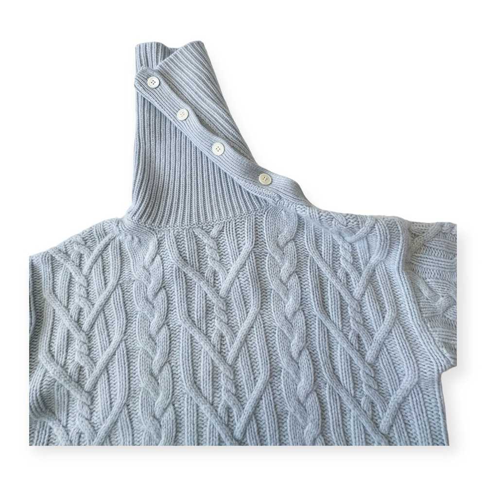 Nili Lotan Nili Lotan Cowl Neck Sweater, Cable Kn… - image 8