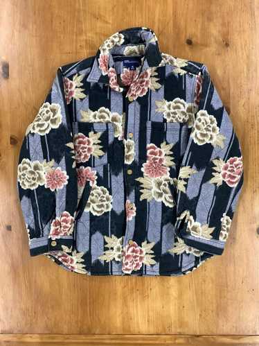 Streetwear Japanese Lily Blossom Fleece Lined Card