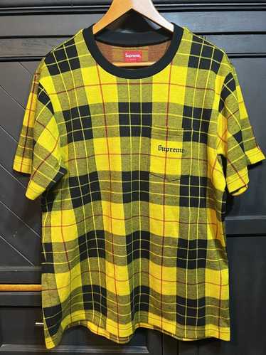 Supreme logo plaid - Gem