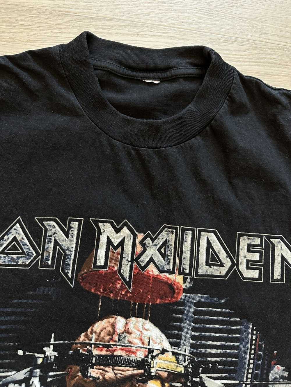 Band Tees × Rock T Shirt × Vintage Iron maiden 19… - image 4