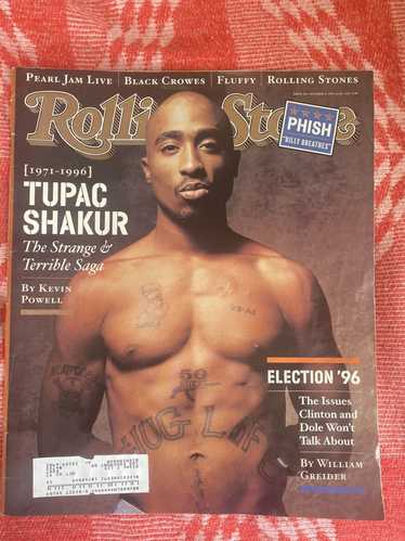 Vintage Tupac Rolling Stone Issue (1996) & Chili P