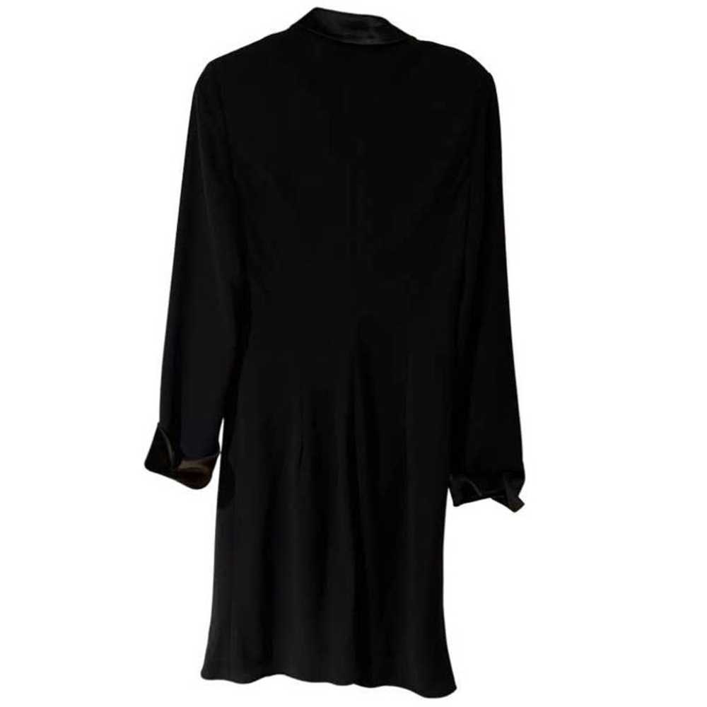 Evan Picone EVAN PICONE CLASSIC BLACK BUTTON UP T… - image 2