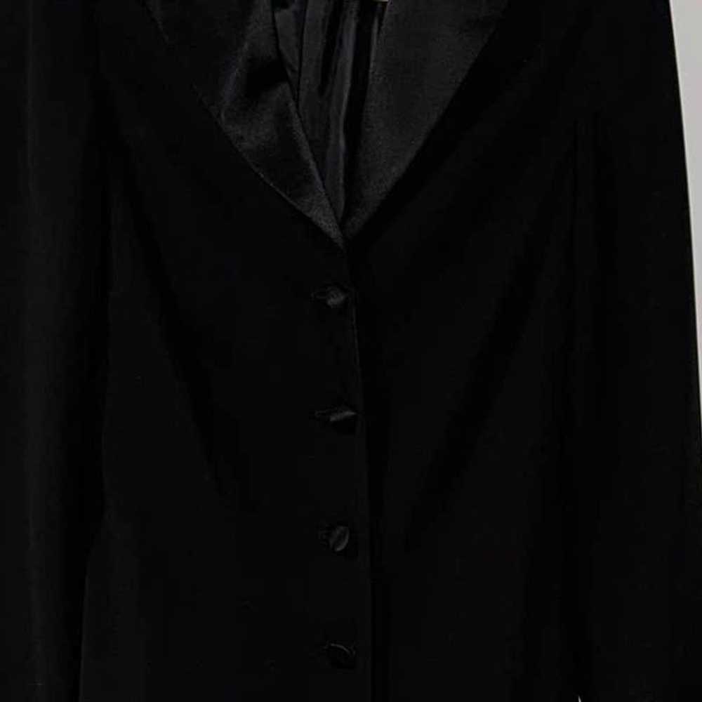 Evan Picone EVAN PICONE CLASSIC BLACK BUTTON UP T… - image 3