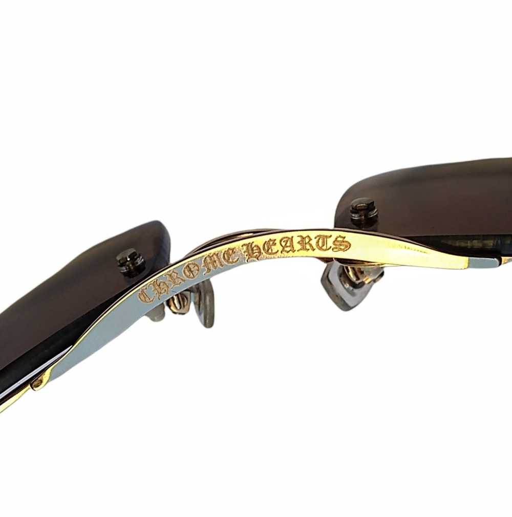 Chrome Hearts Chrome Hearts Sunglasses Amped Brow… - image 7