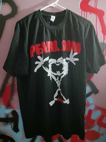 Vintage Y2K Pearl Jam Eddie Vedder Gas Mask Surfing T-shirt size XL