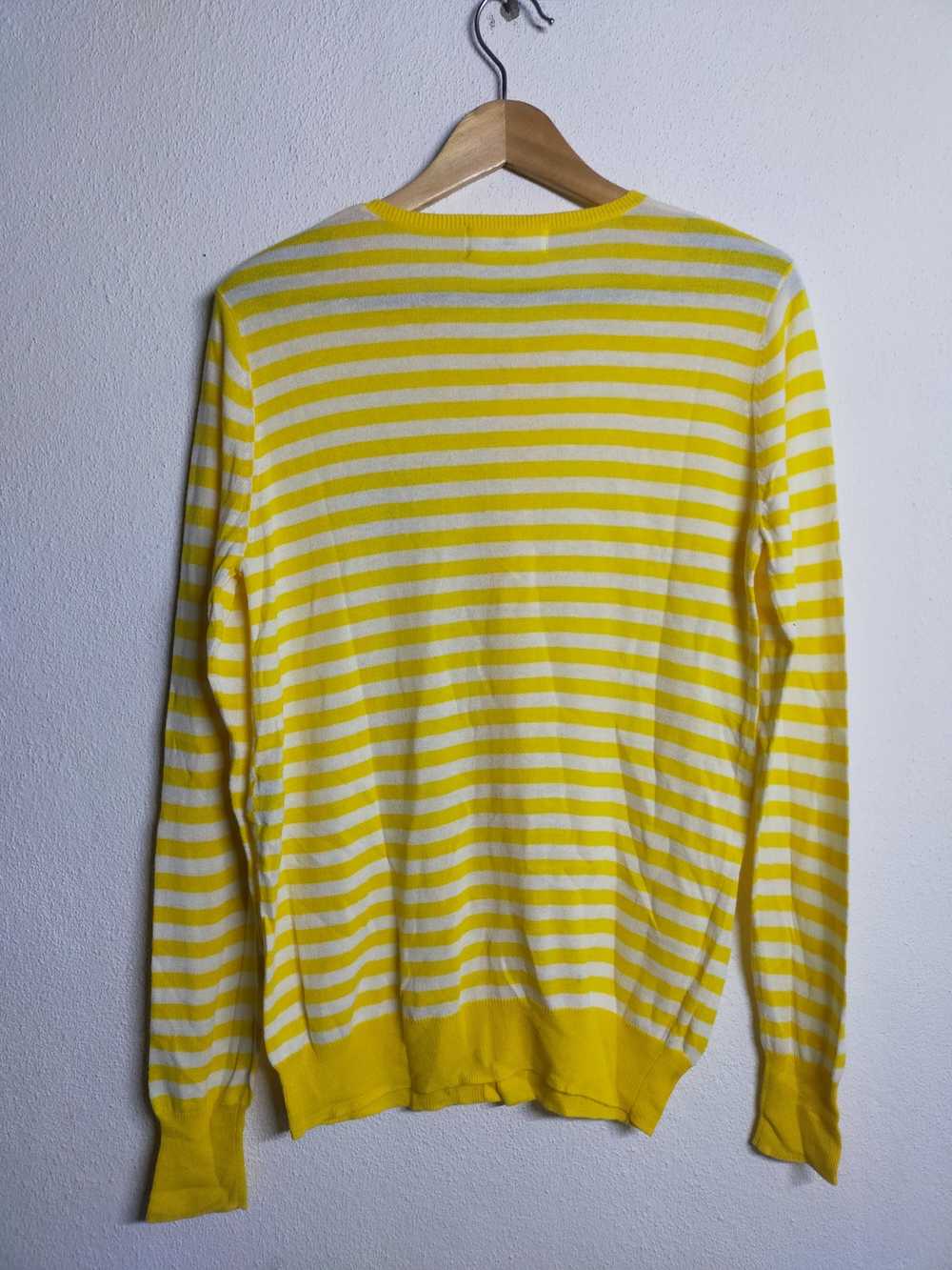 Issey Miyake × Ne-Net Yellow stripe cardigan ne-n… - image 2