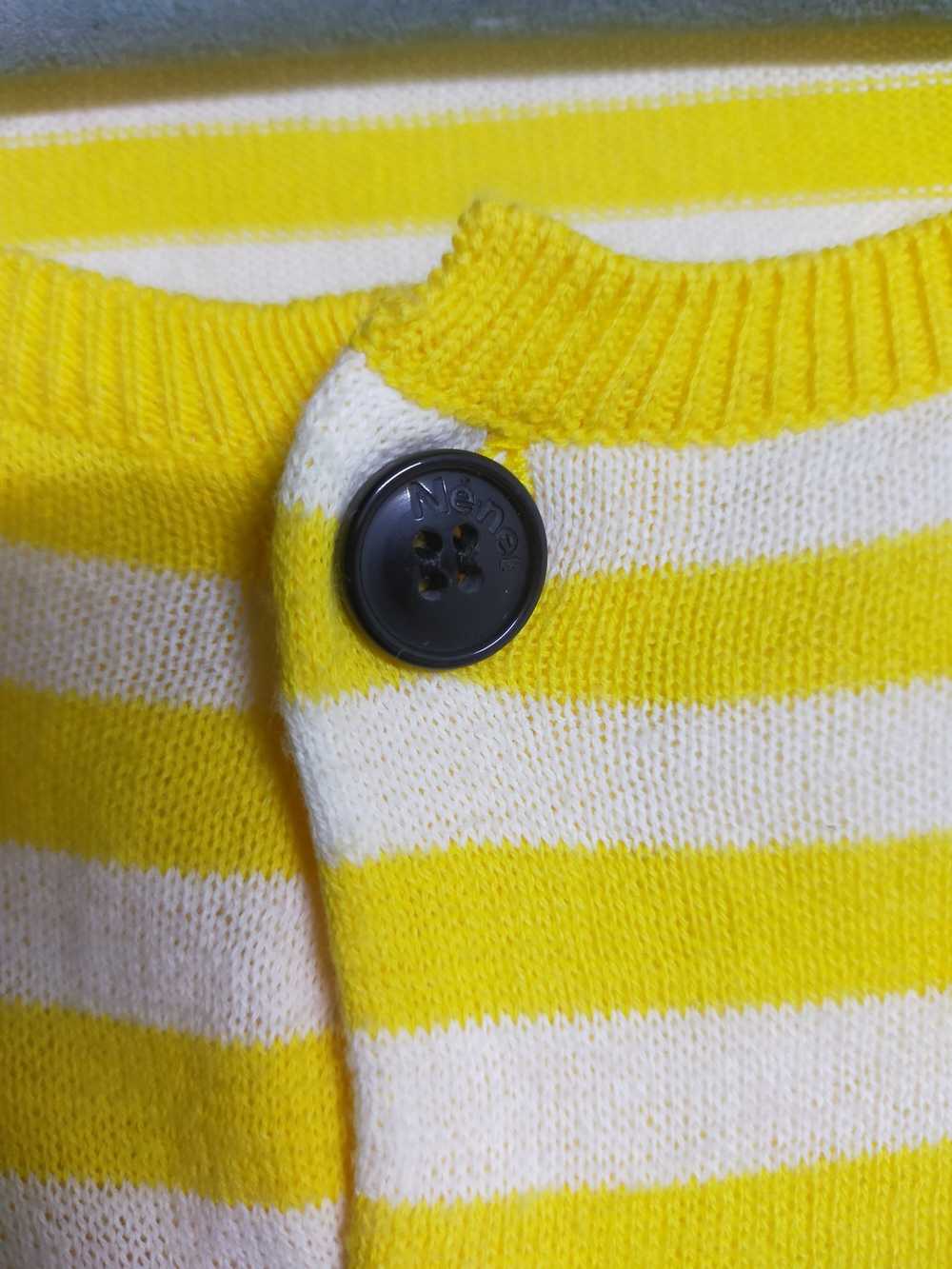 Issey Miyake × Ne-Net Yellow stripe cardigan ne-n… - image 5