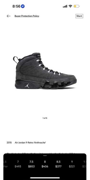 Jordan Brand Jordan 9 - Anthracite