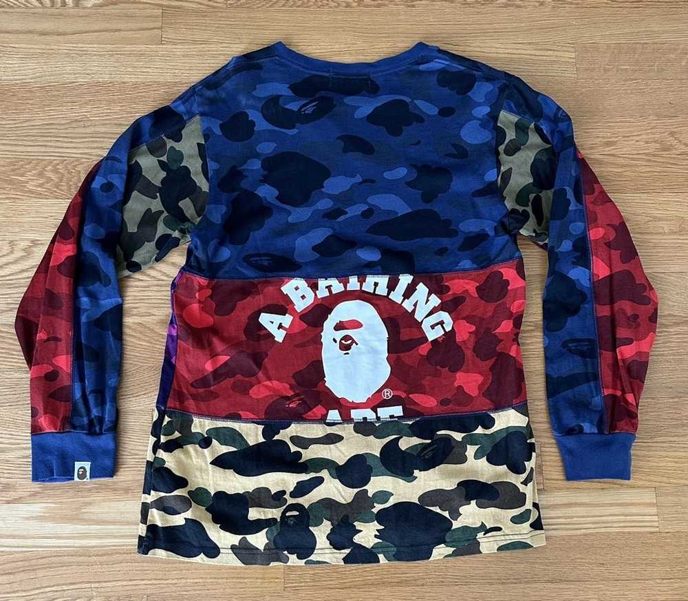 Bape Mix Camo Long Sleeve Tee - image 2