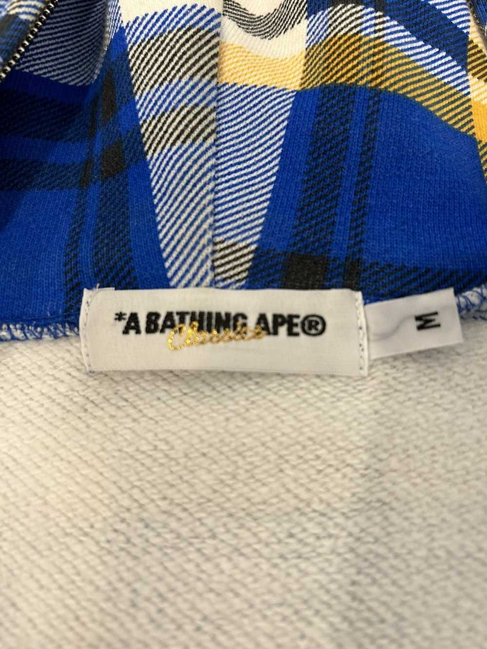 Bape × Nigo Plaid Full Zip Hoodie - image 5