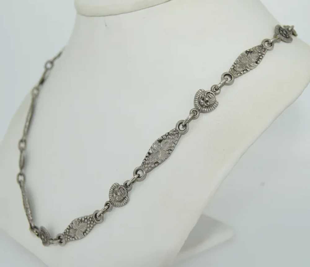 Italian Grape and Mask 800 Silver Chain (Cini - P… - image 3