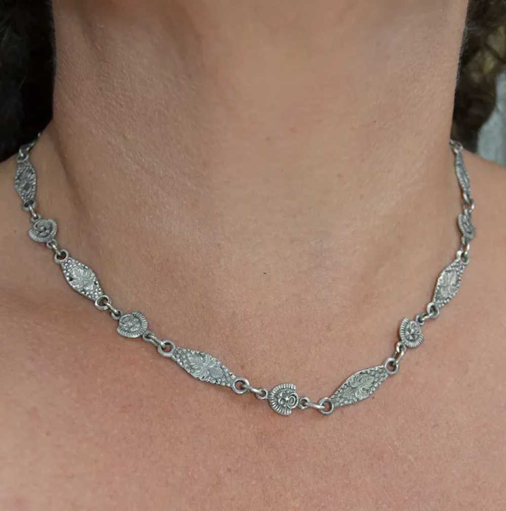 Italian Grape and Mask 800 Silver Chain (Cini - P… - image 4