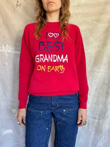 80s Best Grandma On Earth Sweatshirt