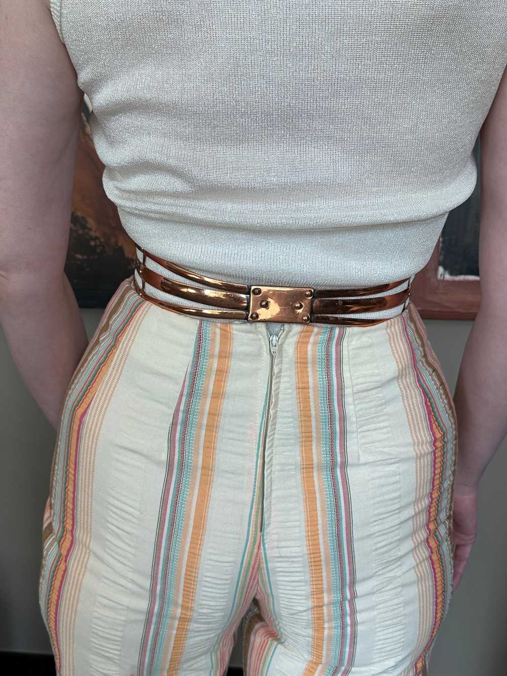 1940s Copper Renoir Belt - image 4