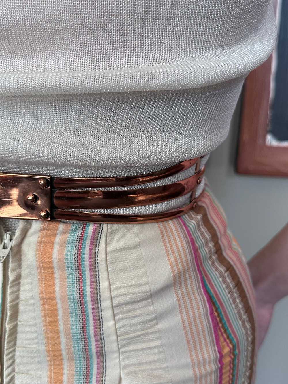 1940s Copper Renoir Belt - image 7
