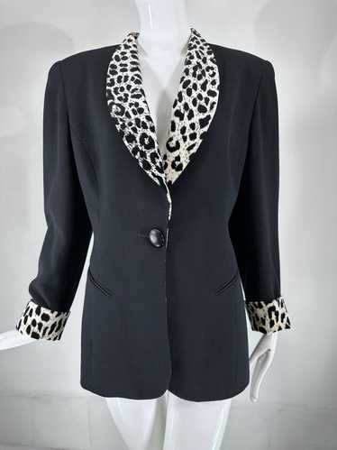 Christian Dior Black Princess Seam Tuxedo Jacket B