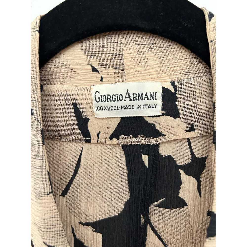 Giorgio Armani Wool mid-length dress - image 3