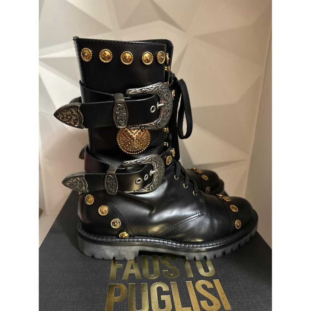 Fausto Puglisi Leather ankle boots - image 2