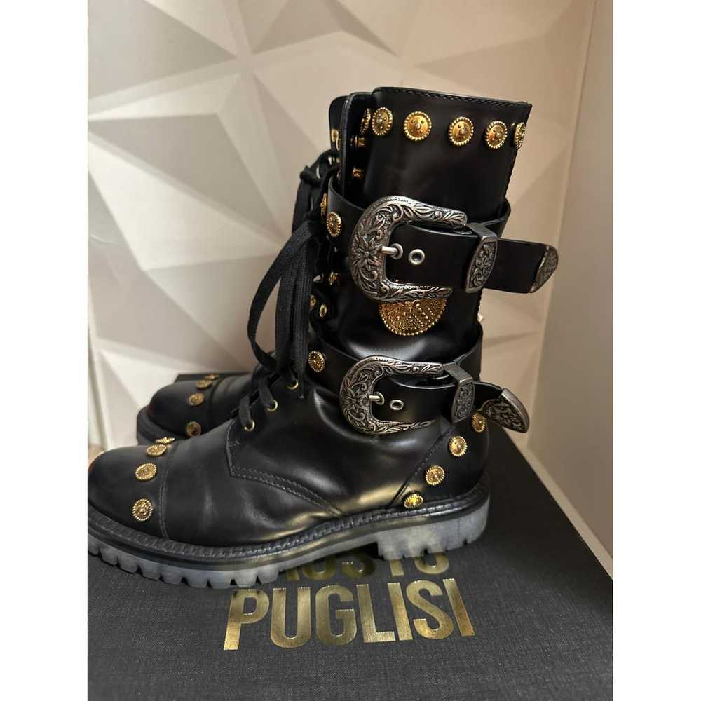 Fausto Puglisi Leather ankle boots - image 4