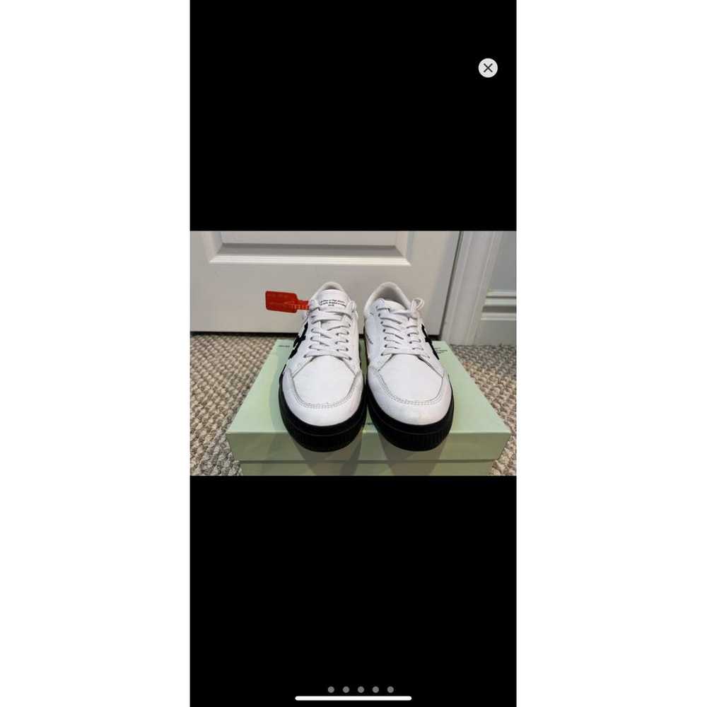 Off-White Leather low trainers - image 2