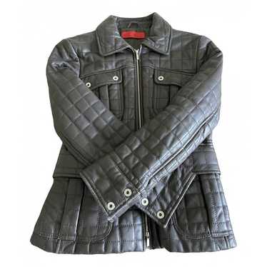 Carolina Herrera Leather biker jacket