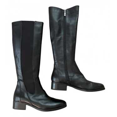 Halston Leather riding boots - image 1