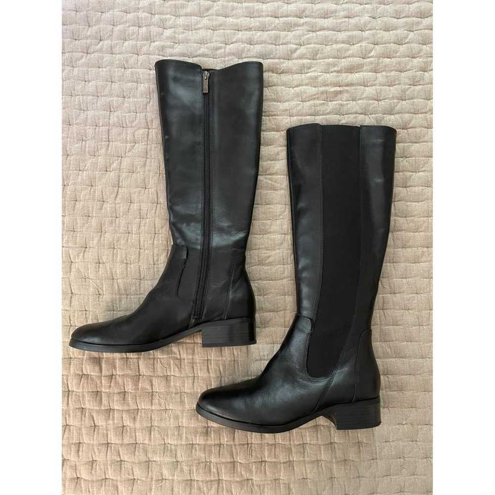 Halston Leather riding boots - image 3