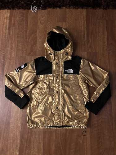 Supreme TNF Metallic Mountain Parka - Gold