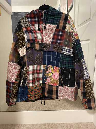 Patchwork anorak on sale