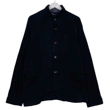 Fred Perry 💥FRED PERRY BLACK HARRINGTON BUTTON J… - image 1