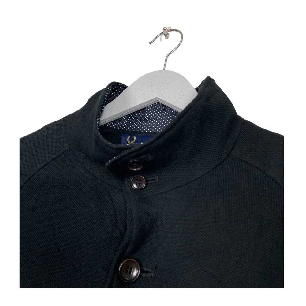 Fred Perry 💥FRED PERRY BLACK HARRINGTON BUTTON J… - image 7